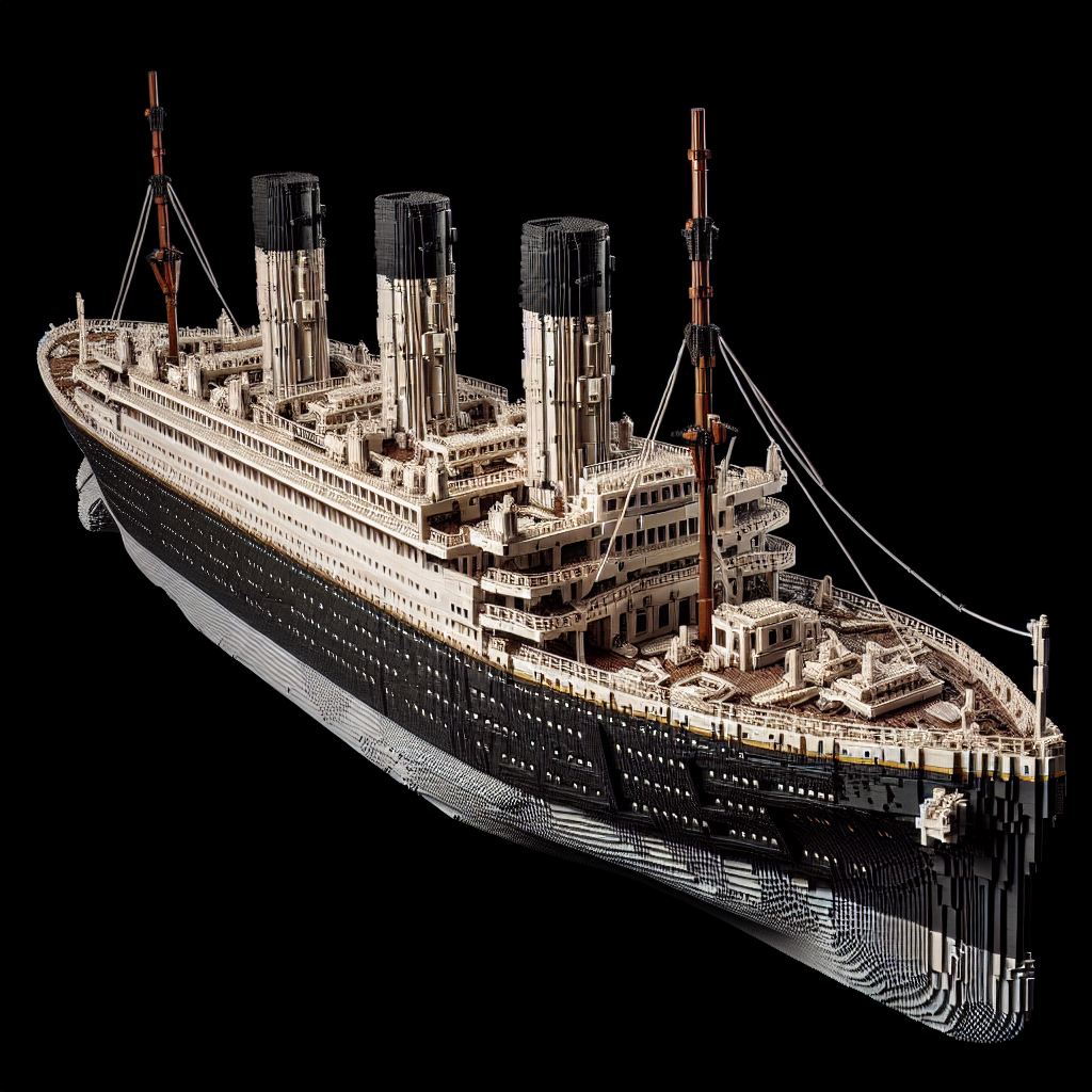 Building Techniques: Mastering the LEGO Titanic 10294