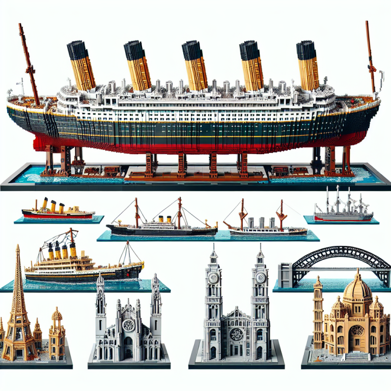 Comparing LEGO Titanic 10294 with Other LEGO Landmark Sets