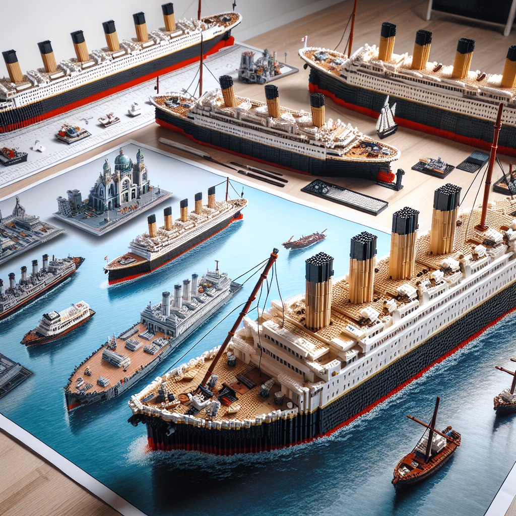 Comparing LEGO Titanic 10294 with Other LEGO Landmark Sets