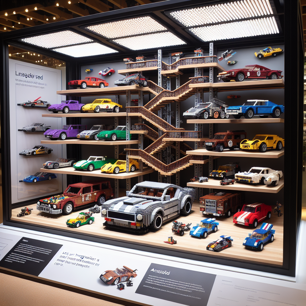 Creative Display Frame Designs for Showcasing LEGO Cars