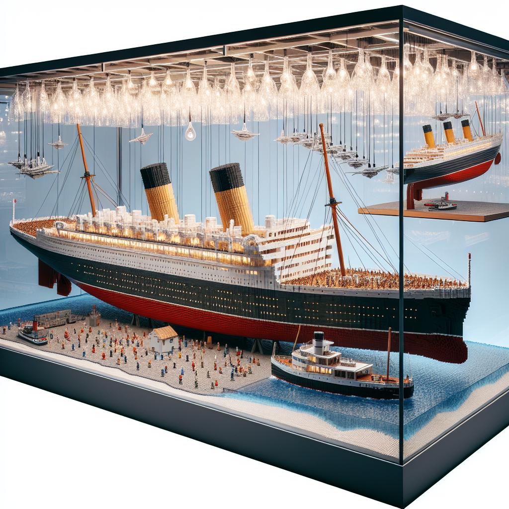 Creative Ways to Display Your LEGO Titanic 10294 Model