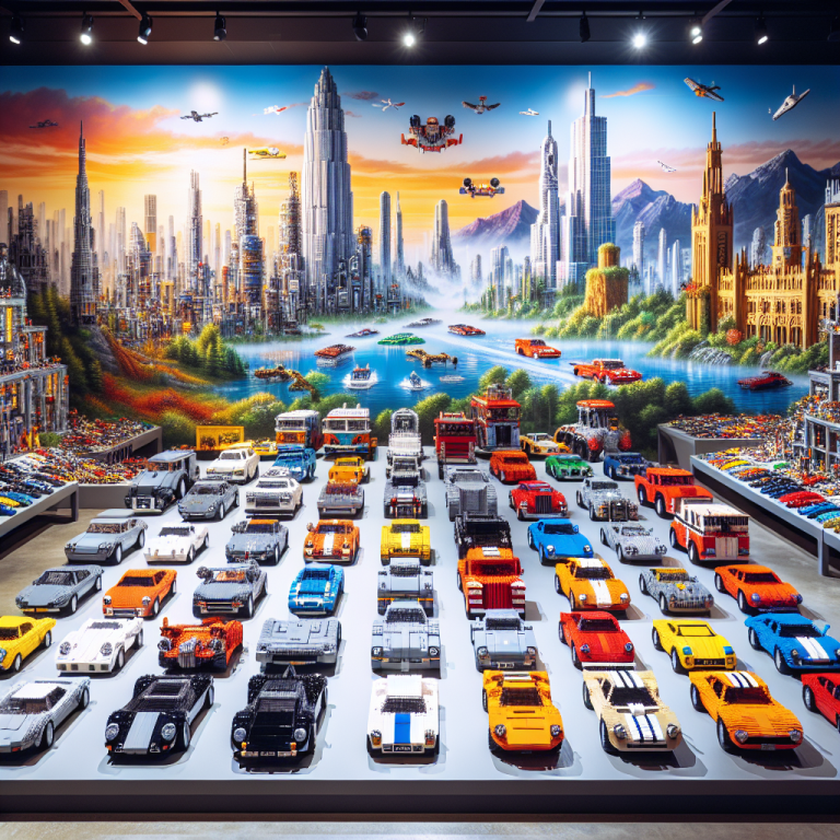 Enhancing Your LEGO Car Display with Backgrounds and Backdrops