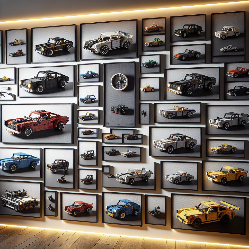 Expert Tips on Building a Gallery Wall with LEGO Car Display Frames