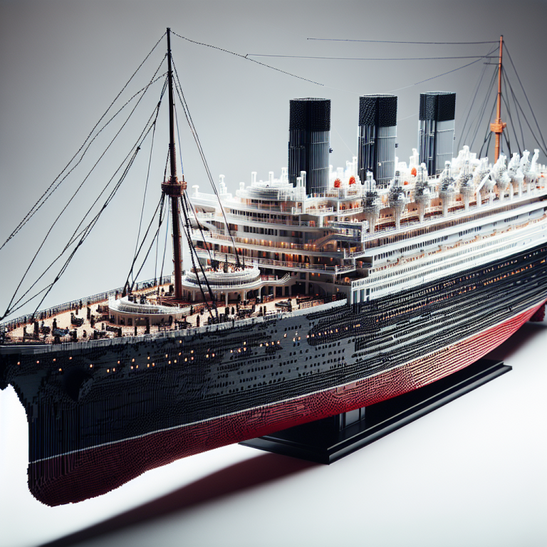 Exploring the Details: A Closer Look at LEGO Titanic 10294