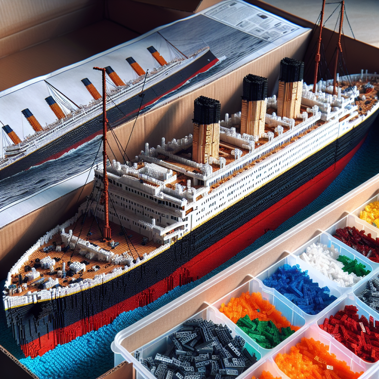 From Box to Masterpiece: Completing the LEGO Titanic 10294