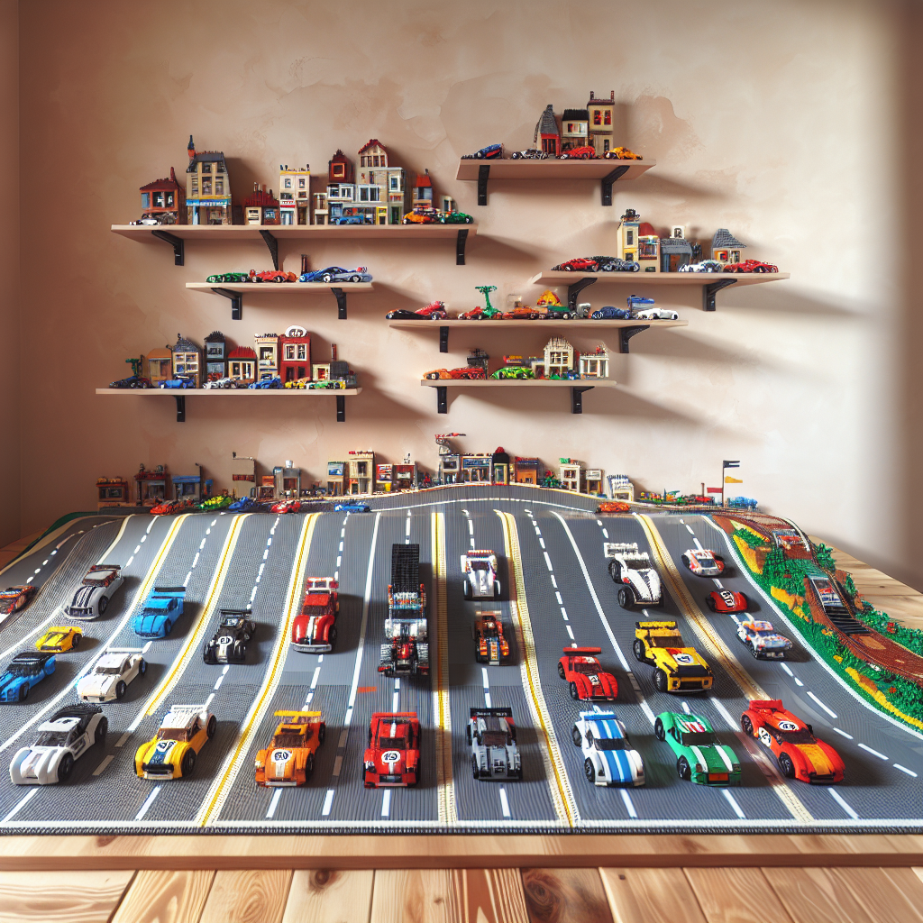 From Table to Wall: How to Showcase LEGO Cars Creatively