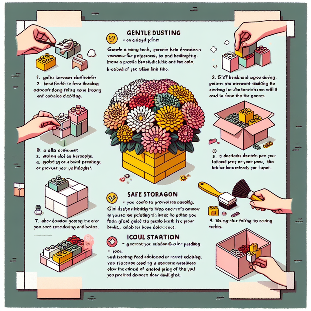 How to Care for and Maintain Your LEGO 10280 Flower Bouquet Display