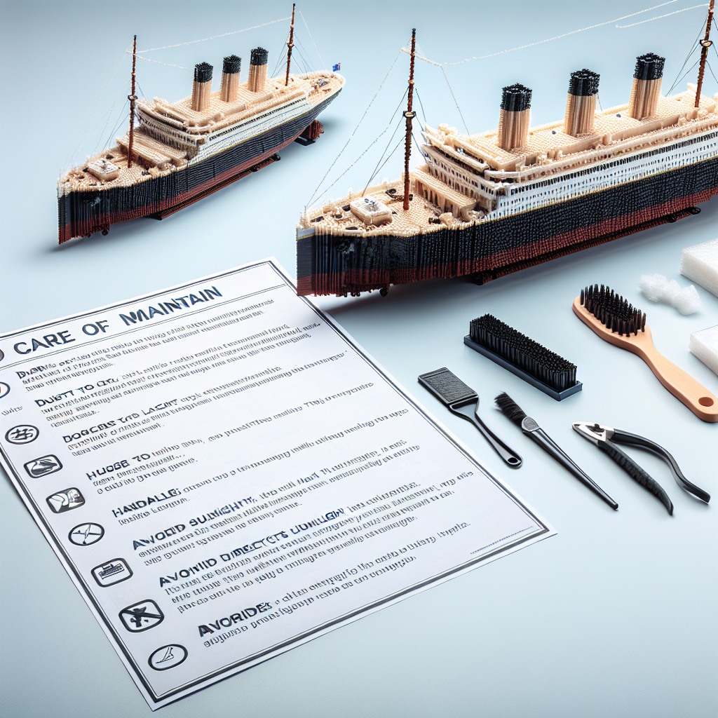 How to Care for and Maintain Your LEGO Titanic 10294 Model