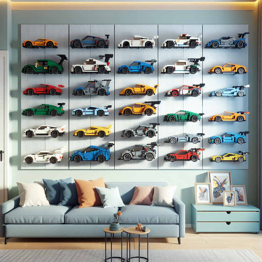 How to Create a Stunning LEGO Car Wall Display in Your Home