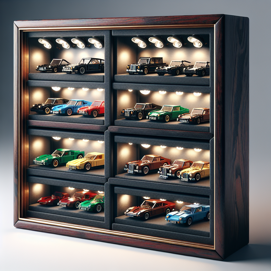 How to Create a Themed Display Frame for LEGO Cars