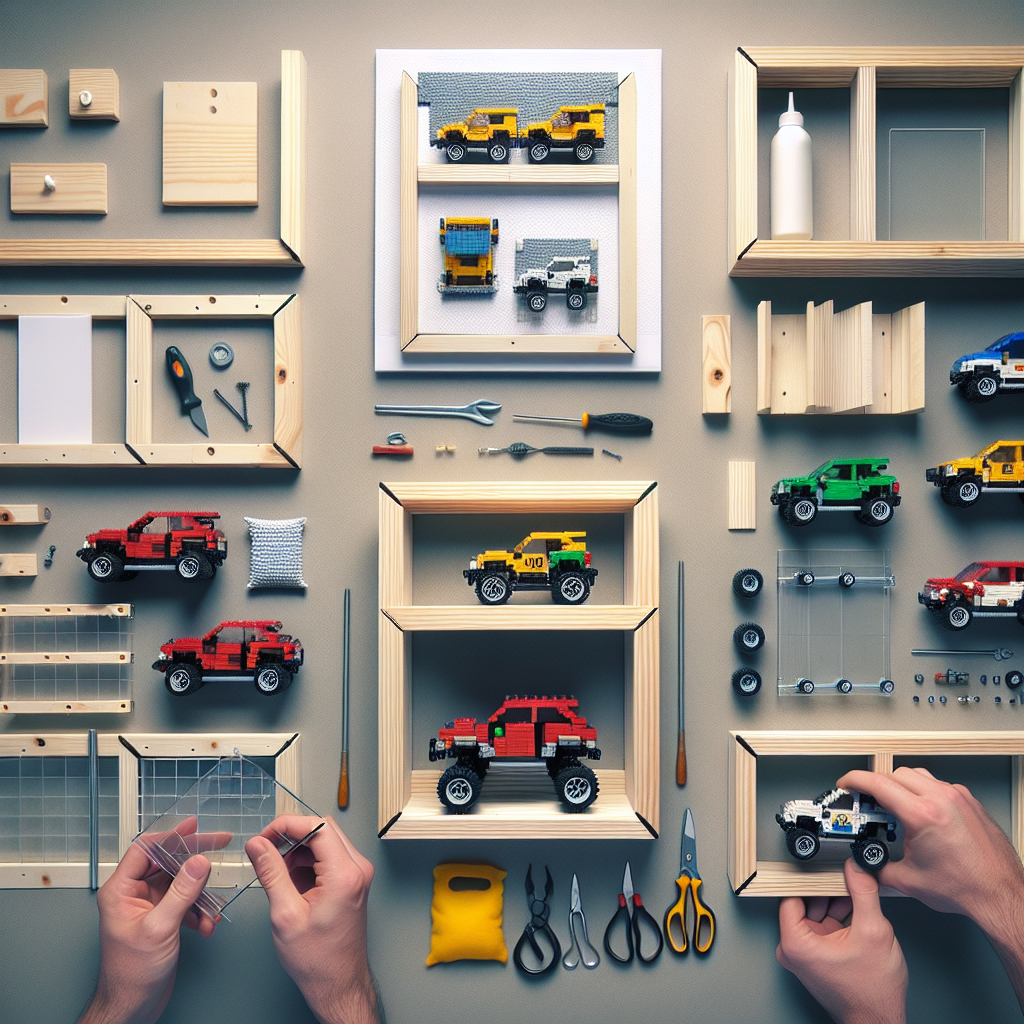 How to Make a DIY Display Frame for Your LEGO Cars