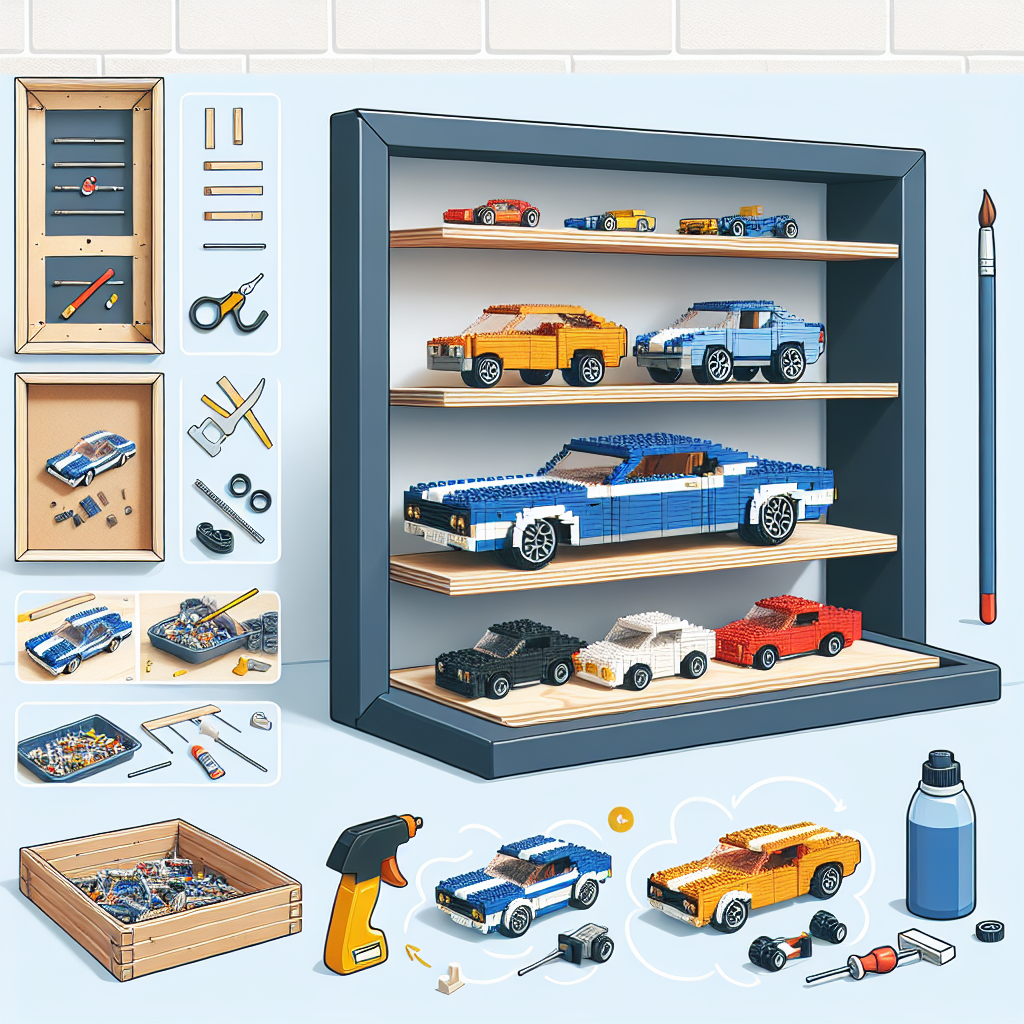 How to Make a DIY Display Frame for Your LEGO Cars