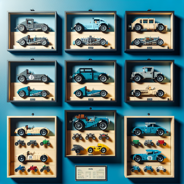 How to Showcase Limited Edition LEGO Cars in Display Frames