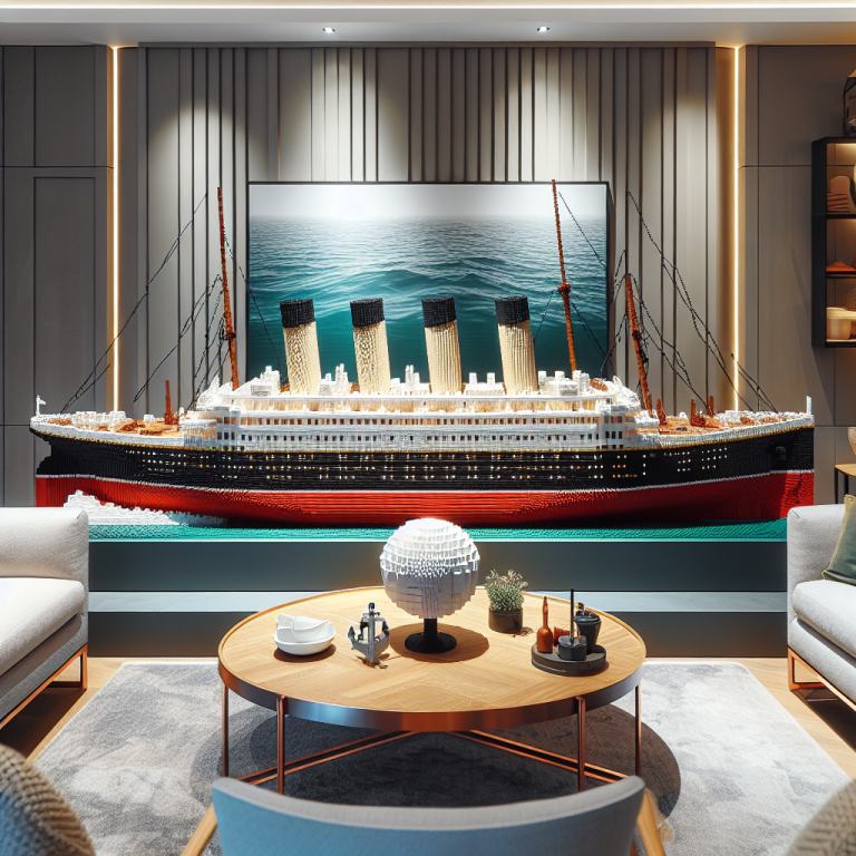 Integrating LEGO Titanic 10294 into Your Home Decor