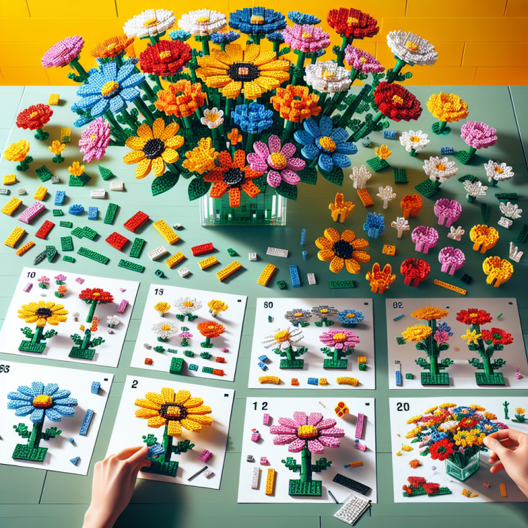 Step-by-Step Instructions for Mastering the LEGO 10280 Flower Bouquet