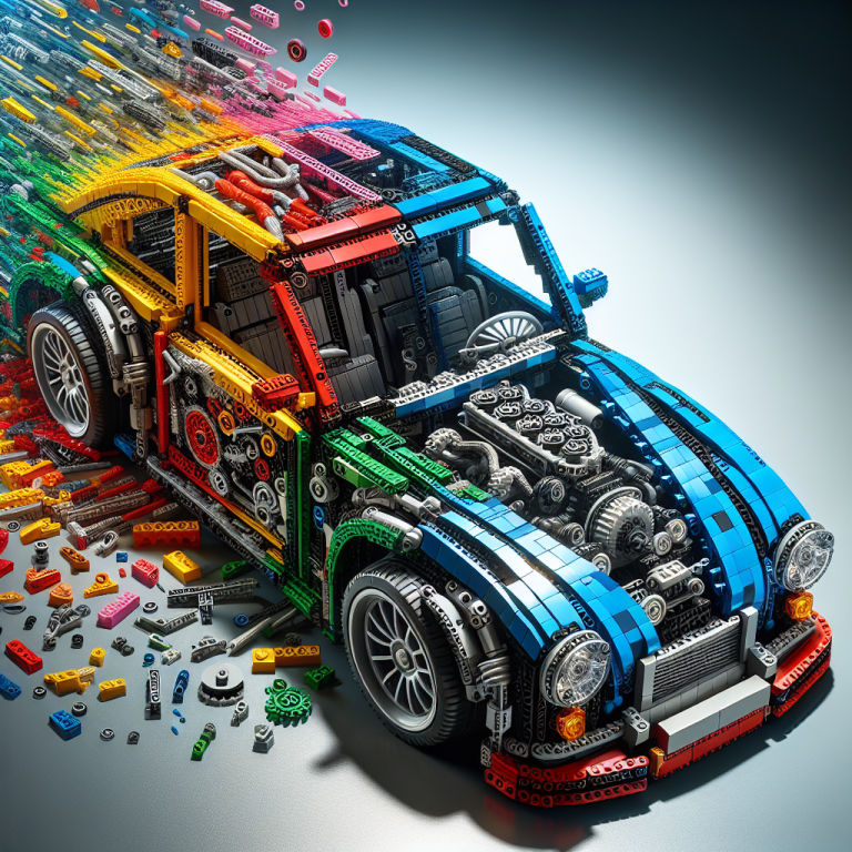 The Perfect Fusion of LEGO Technic Cars and Real-Life Vehicles