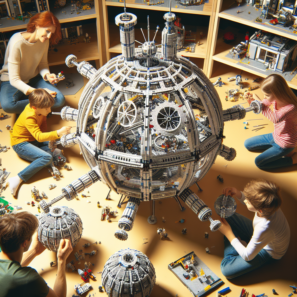 Building the LEGO Death Star with Family: A Fun Group Activity