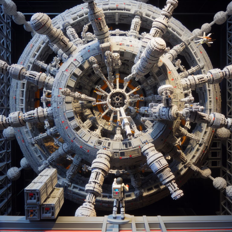 Exploring the Interior Details of the LEGO Death Star