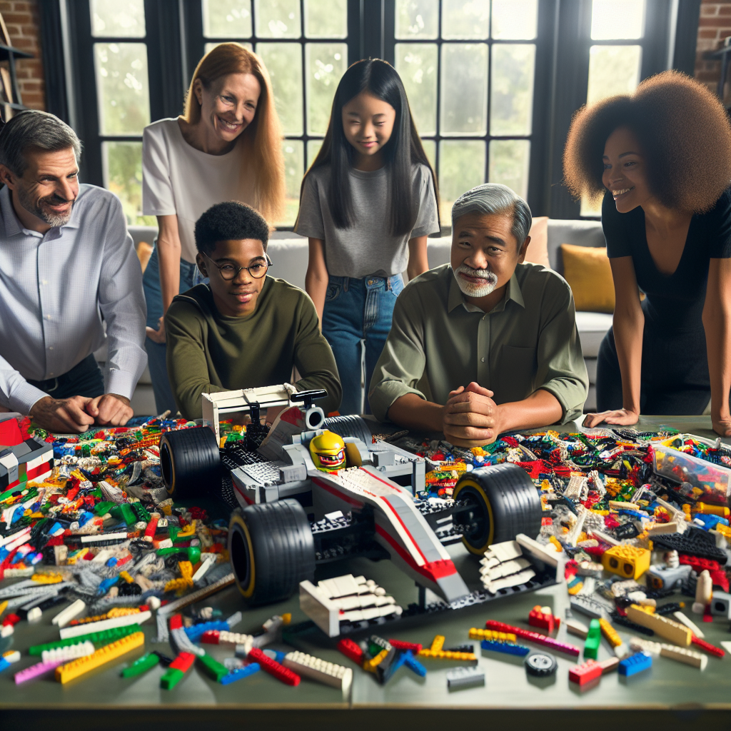 How to Build a LEGO F1 Car with Family and Friends