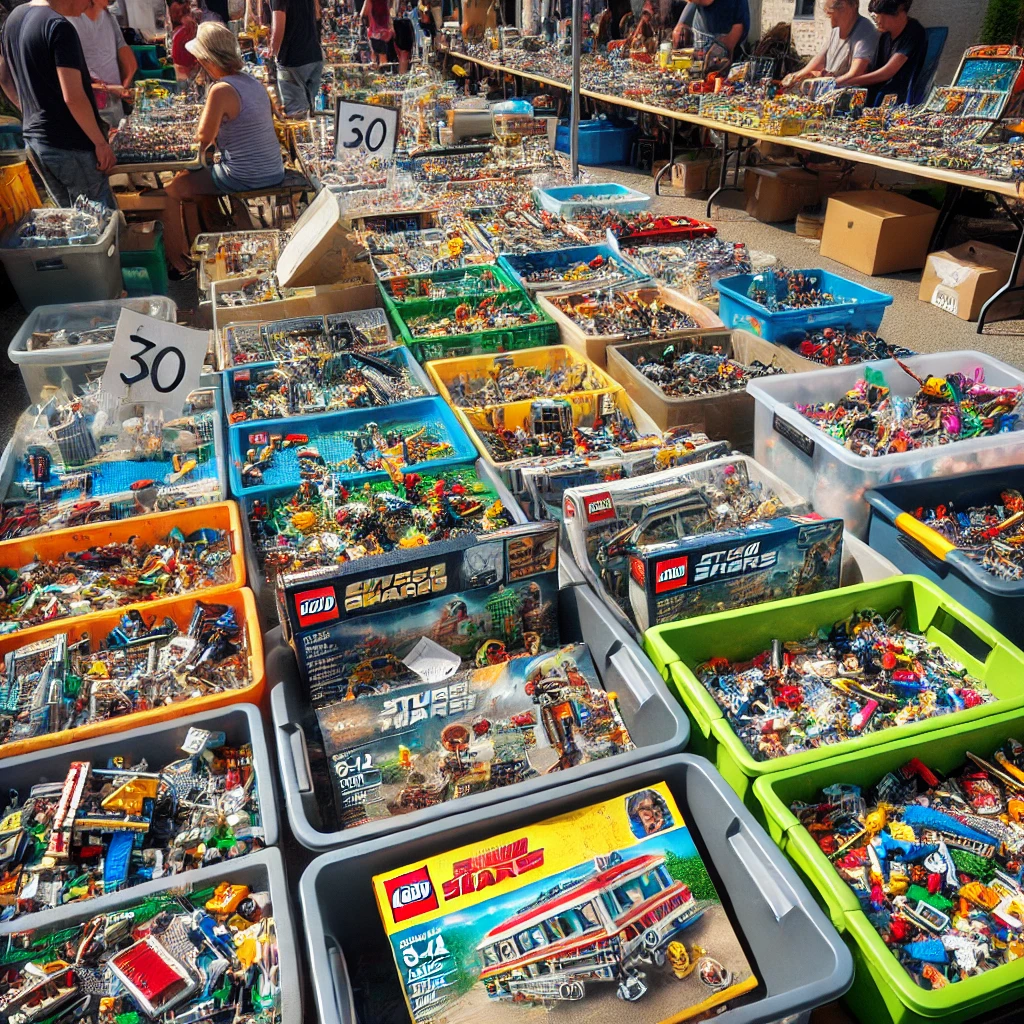 How to Buy Cheap LEGO Products at Garage Sales and Flea Markets