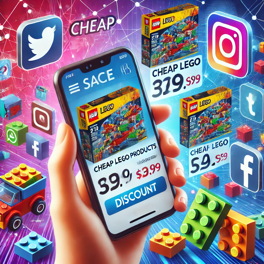 How to Buy Cheap LEGO Products Through Social Media Sales