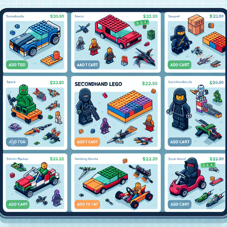 How to Buy Cheap LEGO Sets from Secondhand Online Marketplaces