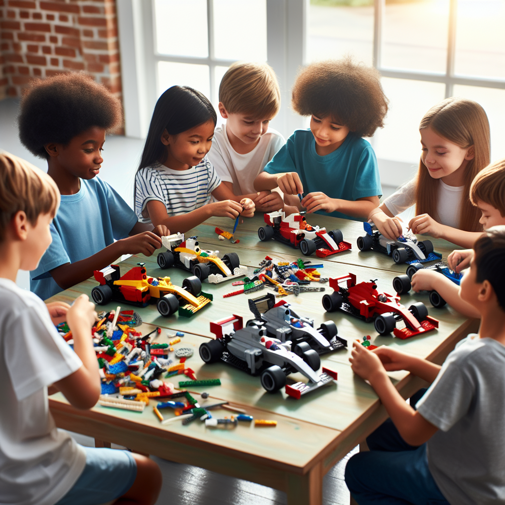 How to Engage Kids with LEGO F1 Builds