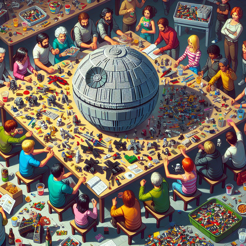 How to Host a LEGO Death Star Building Party