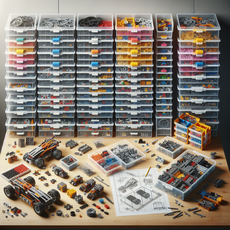 How to Organize Your LEGO Technic Parts for Efficient Building