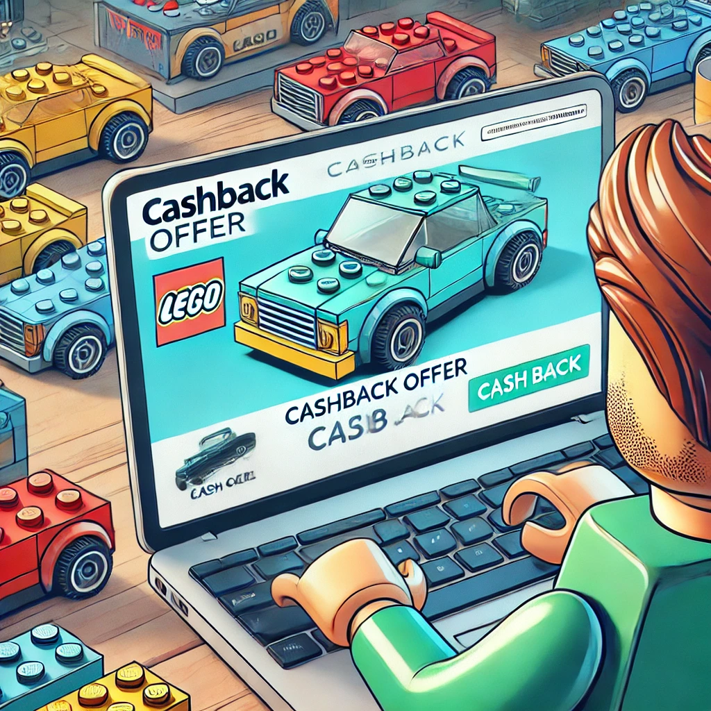 How to Use Cashback Offers for Cheap LEGO Cars