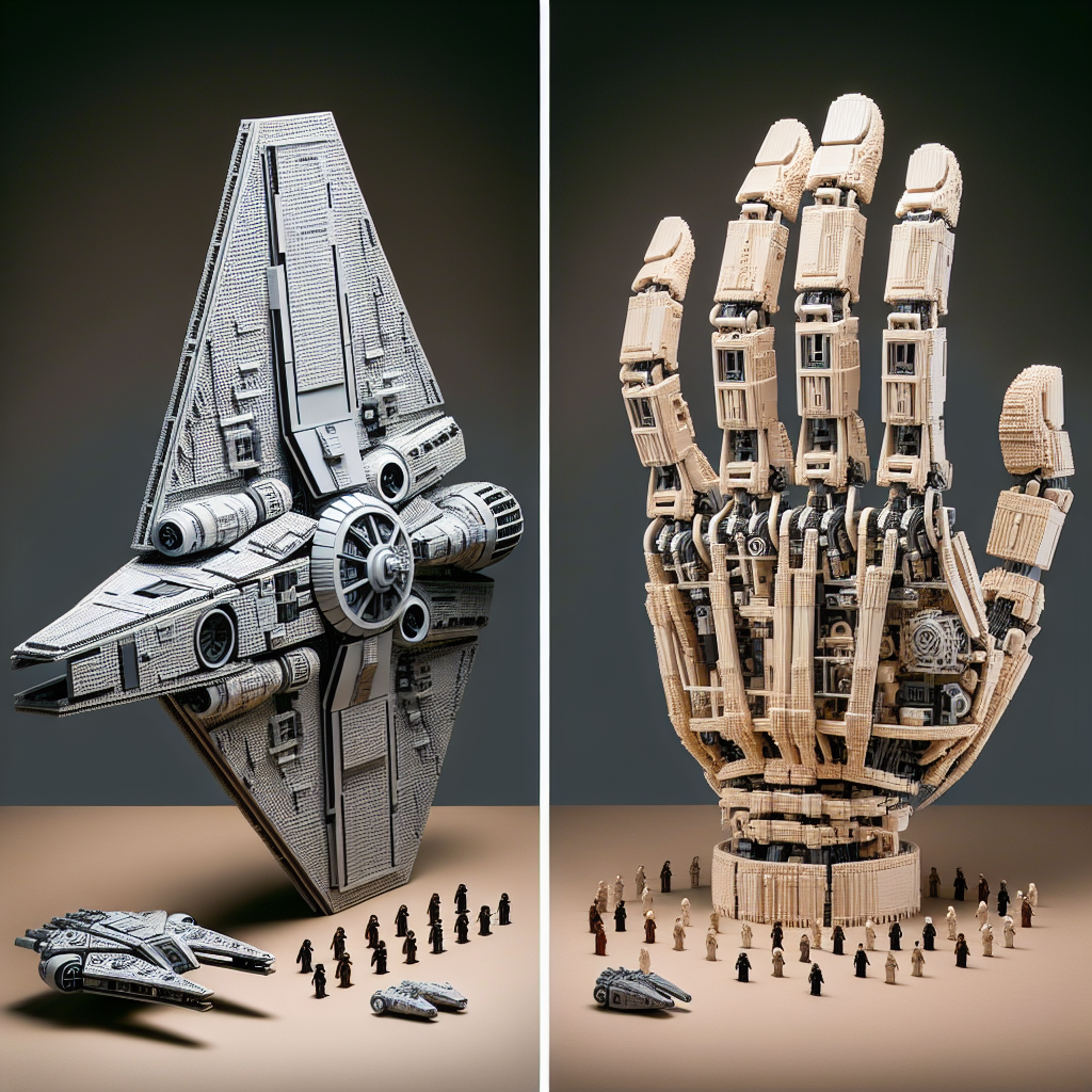 LEGO Star Wars UCS Tantive IV vs. Invisible Hand: Which Model Reigns Supreme?